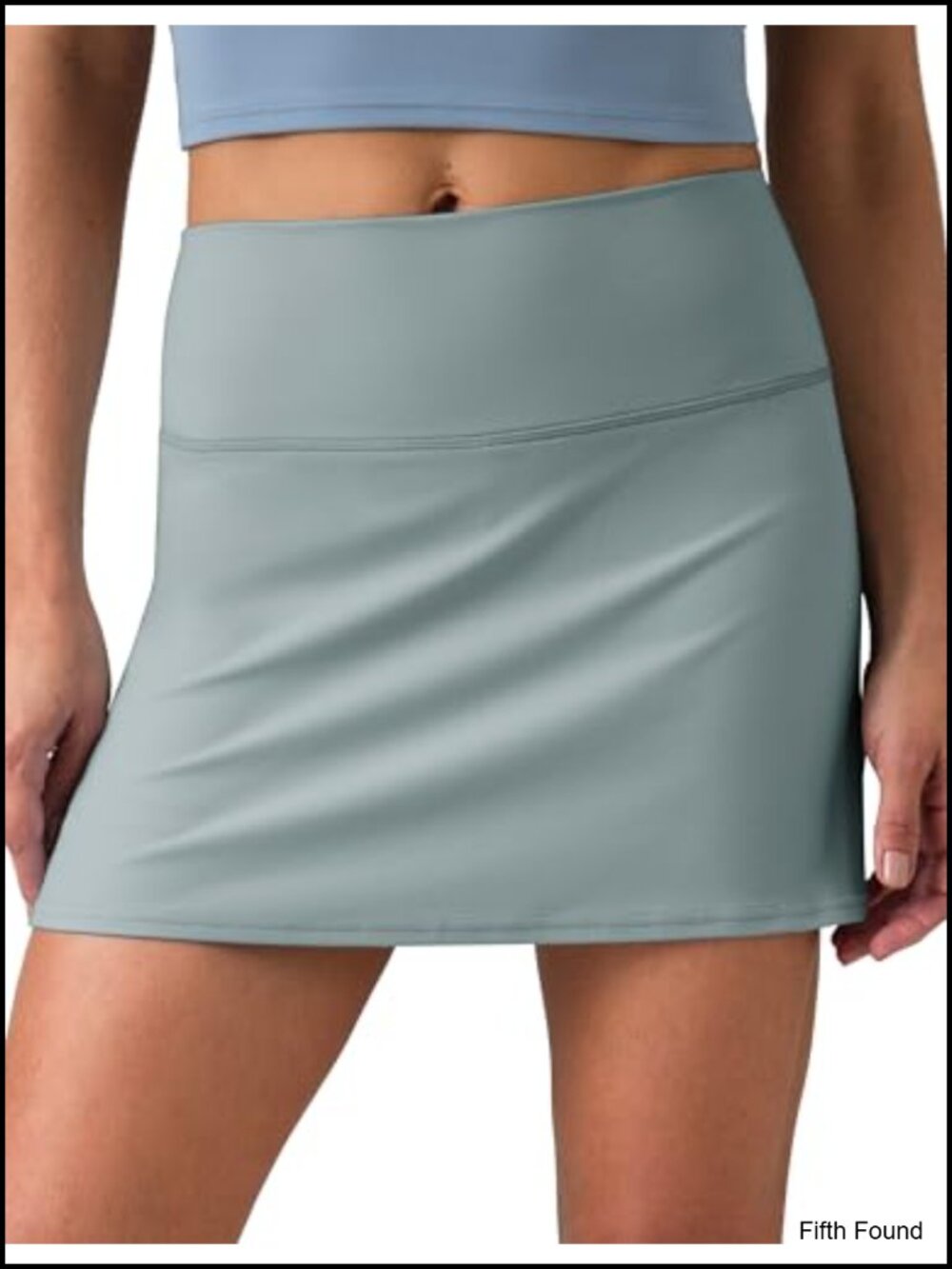 High Rise Tennis Skort with Built-in Shorts & Pockets